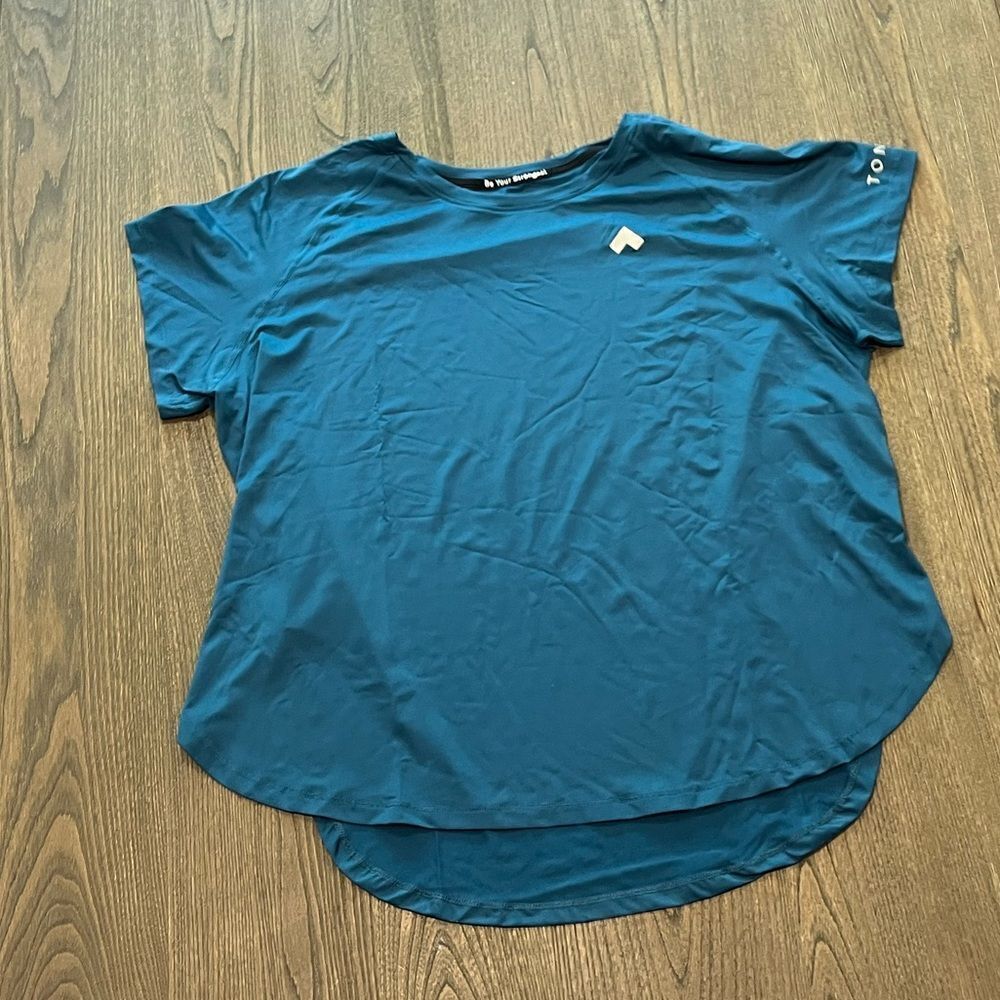 NWOT Tonal Teal Short Sleeve Athletic Shirt Size 3X